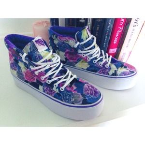💐 platform floral vans 💐