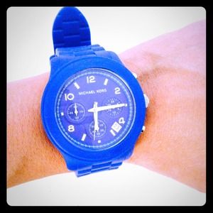 Michael Kors Cobalt Blue Silicone Watch