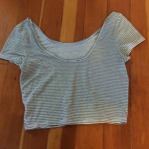 Striped crop top