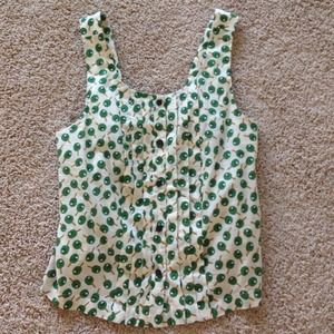 Anthropologie postmark ping pong top size 4