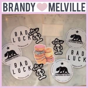 👽Brandy Melville Sticker Lot👽