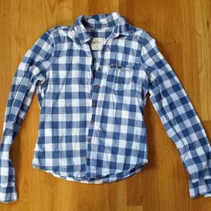 Hollister Plaid button up