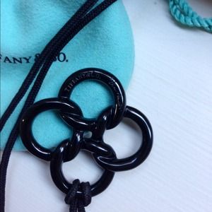 Tiffany & Co. Jewelry - Tiffany Quadrifoglio Black Jade Pendant Tiffany & Co. Jewelry - Tiffany Quadrifoglio Black Jade Pendant