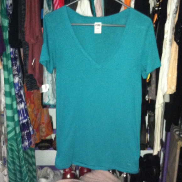 VS teal top pink brand