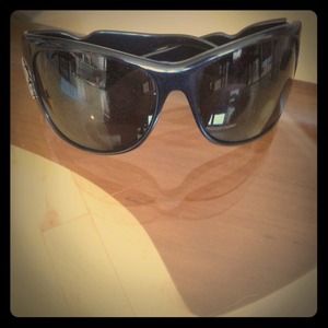 Roberto Cavalli sunglasses in black with crystals.