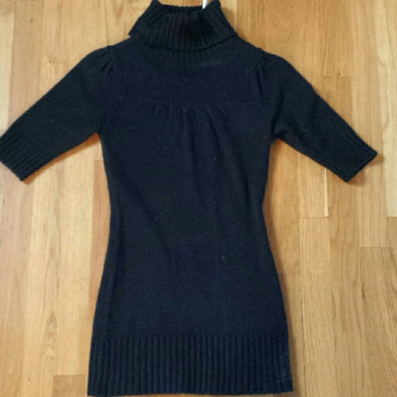 Black turtle neck sweater