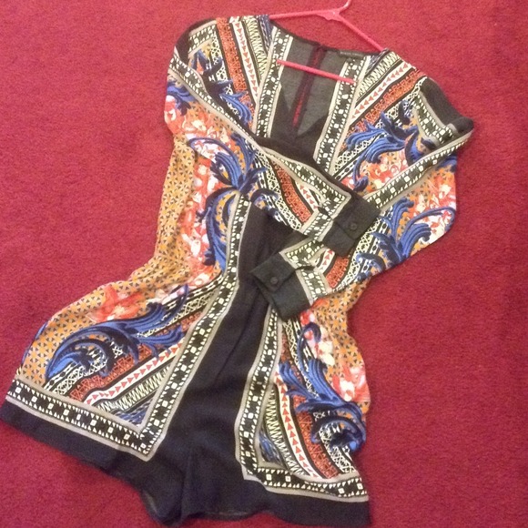 MIXED COLORED ROMPER!!!