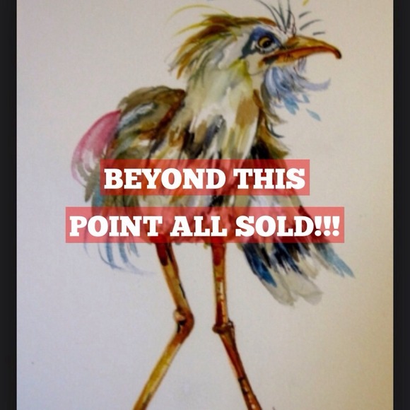 ALL SOLD BEYOND THIS POINT :)