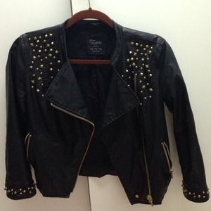 Zara leather jacket