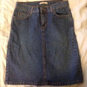 forever 21 denim skirt