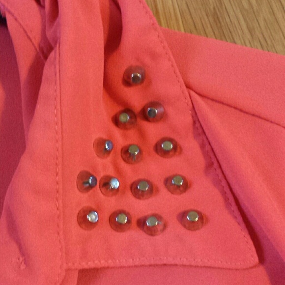 Studded collar button up - Picture 2 of 3