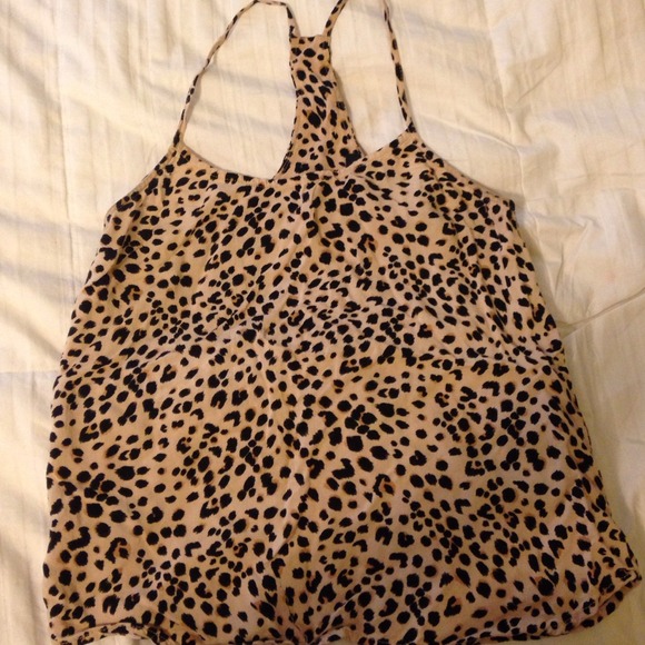 H&M racer back print top