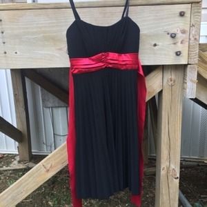Beautiful black dress that's practically new.