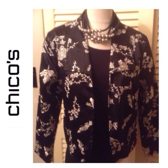 ✅ Chico's Eastern Mood Lenie Jacket