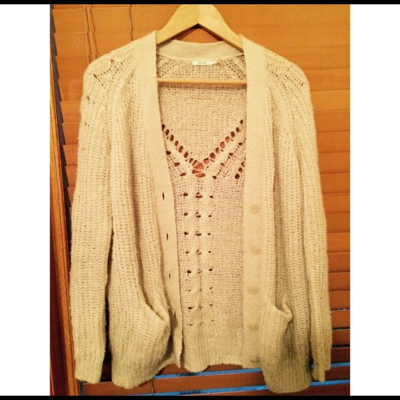 Kimchi Blue beige cardigan