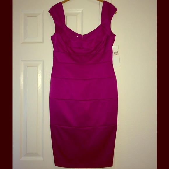 Fuchsia London Times Cocktail Dress. Size 10