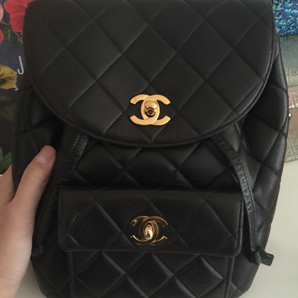 Authentic Chanel Backpack Classic Black Sold - Picture 2 of 4