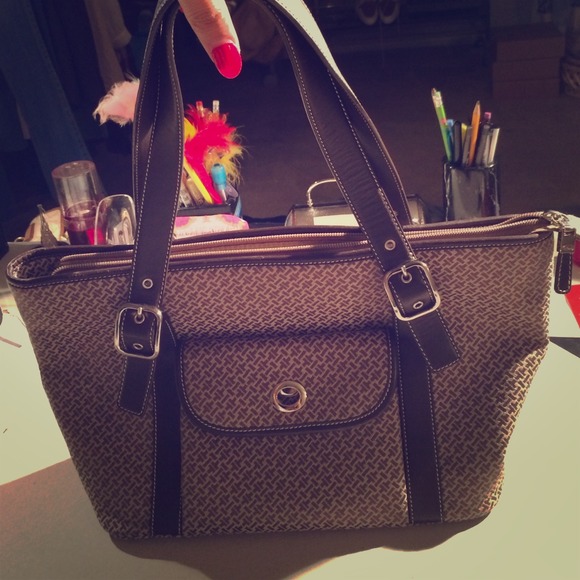 Sold ❌❌Talbots Tote Brown & Tan Reduced