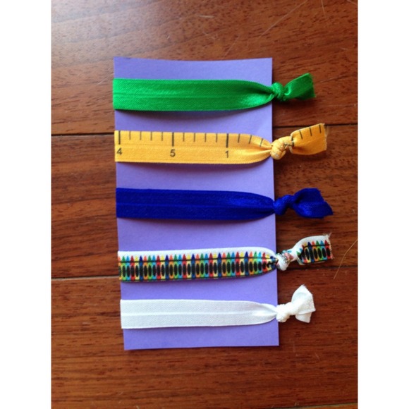 Accessories - {Teacher's Pet} Hair Tie Set