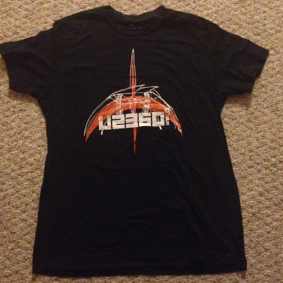 U2 360 Tour Black T -Shit