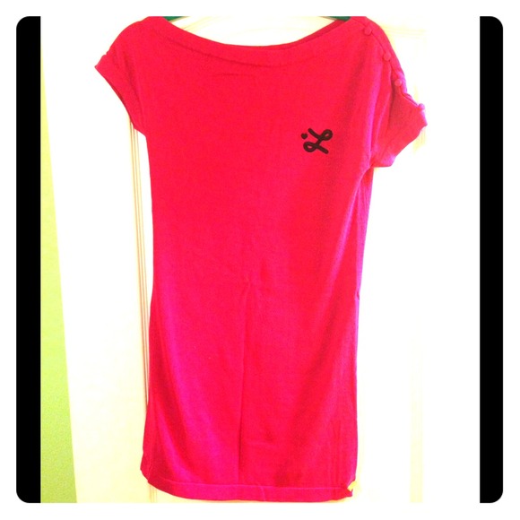 LRG Sweaters - Pink LRG Sweater Dress