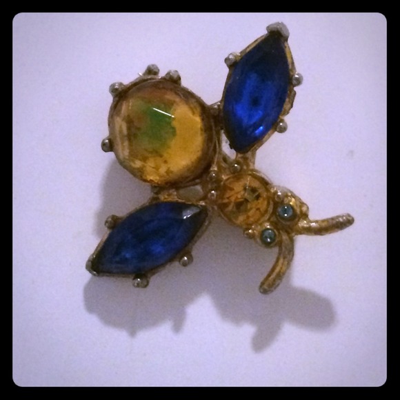 Antique bee pin