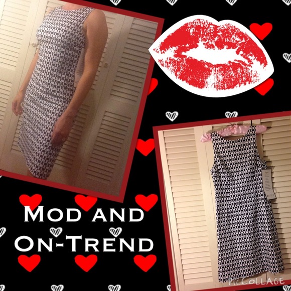 💋Super Mod Patterned Max and Cleo Dress -NWT💋