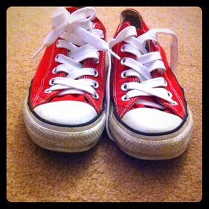 Red converse