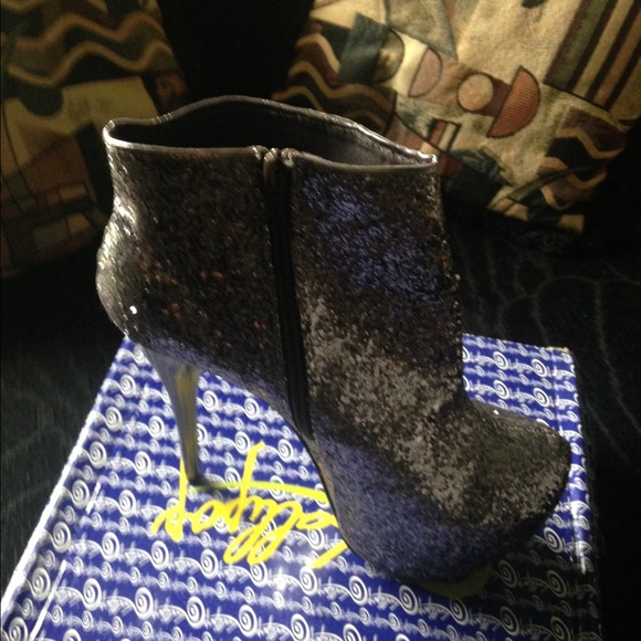 Glitter Bootie and Nude pump bundle