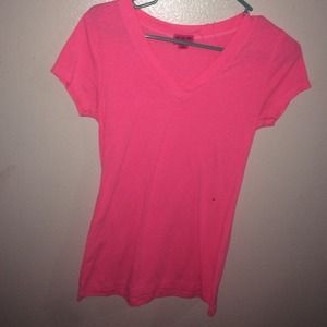 pink v neck