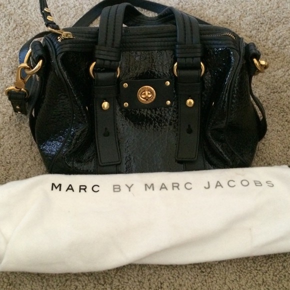 Marc by Marc Jacobs Black Patent Leather Bag