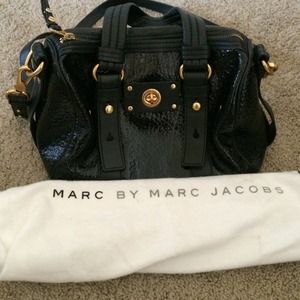 Marc by Marc Jacobs Black Patent Leather Bag