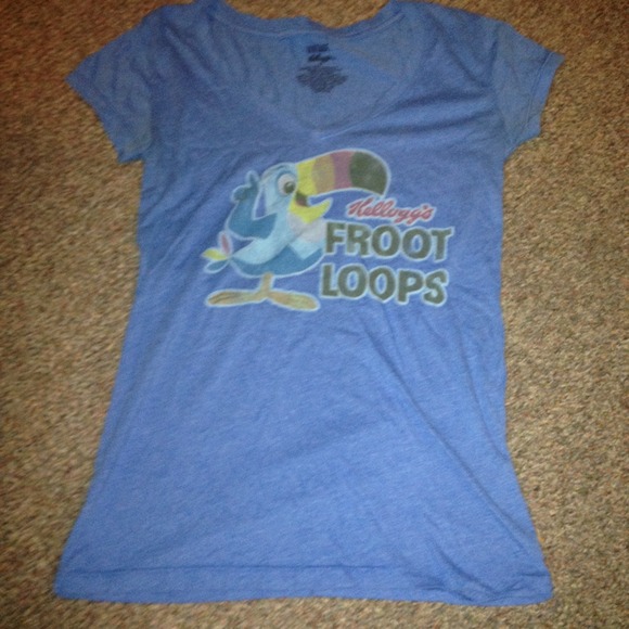 Fruit Loops graphic V-neck