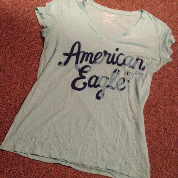 Graphic v-neck