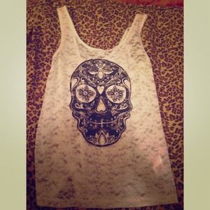 DIVIDED BY H&M SKULL TANK