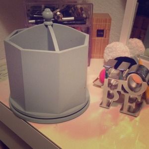 Cute teal BRUSH CARROUSEL