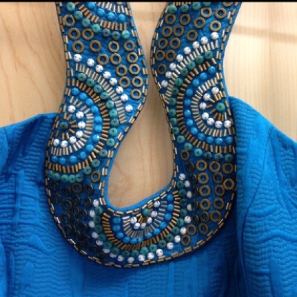 Brand new, laundry blue dress!!