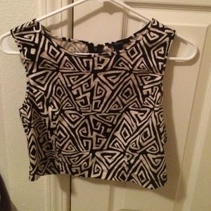 Forever 21 tribal crop too