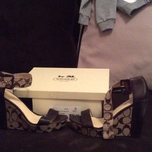 Coach wedges