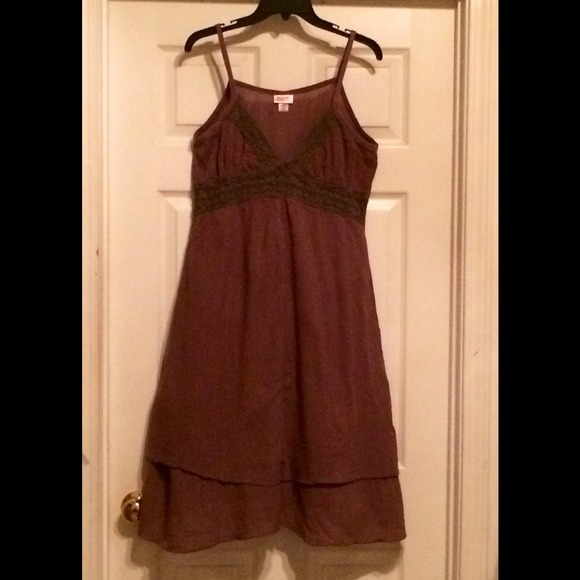 Brown lightweight cotton sundress