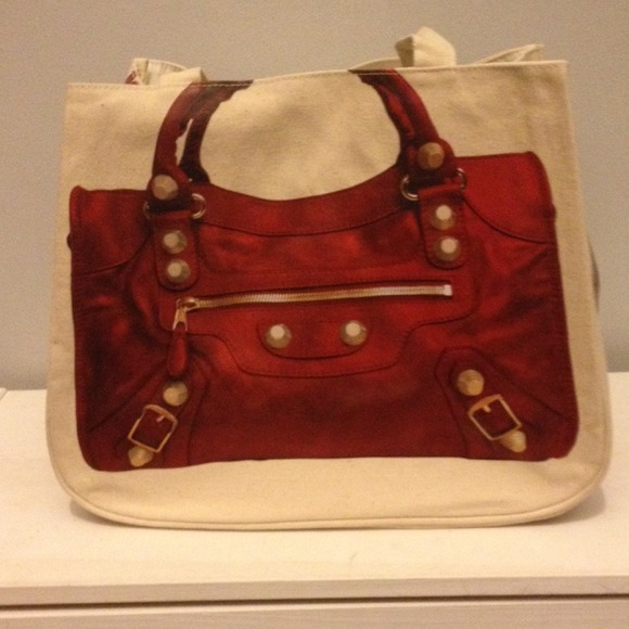 NEW WITH TAG!! ThursdayFriday Balenciaga print bag