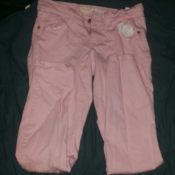 Light pink jeans