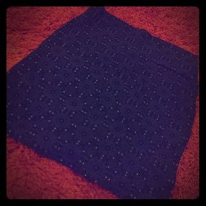 NWT Cotton On dark blue patterned mini skirt