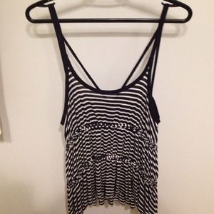 Stripped free people tank