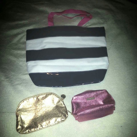 Lot of bags tote bag and make up bags