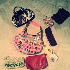 Lot of bags Betsey Johnson Roxy etc.