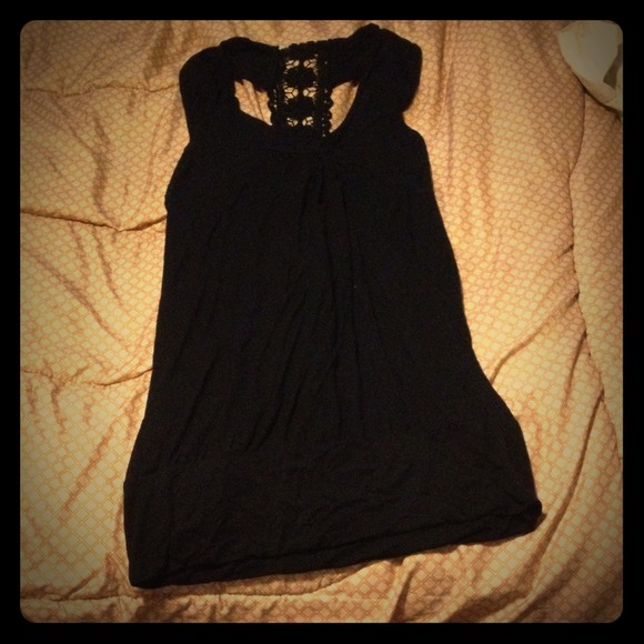 Cute dressy black tank top