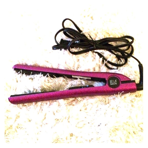 Pink Sparkly Flat Iron