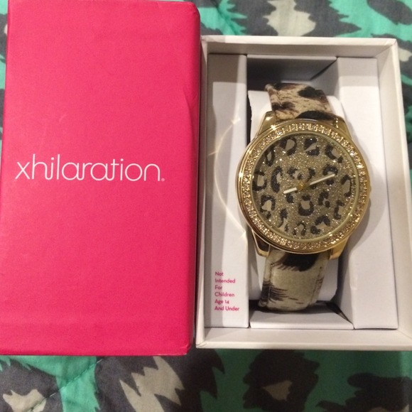 Brand new Xhilaration leopard print watch