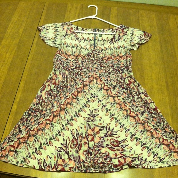 Free People Flutter Sleeve Dress Tunic Sz.10 - Picture 1 of 4